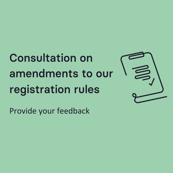 Consultation On Amendments To Our Registration Rules Linkedin X March 2025 (600 X 600 Px) (1)